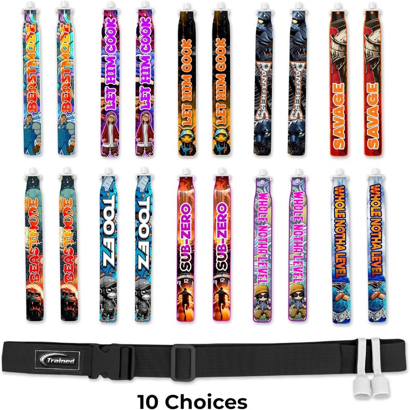 Trained Custom Flag Football Belt Set Includes 2 Pop Flag Football Flags and Belt | Durable Adult Flag Football Belts - Image 2